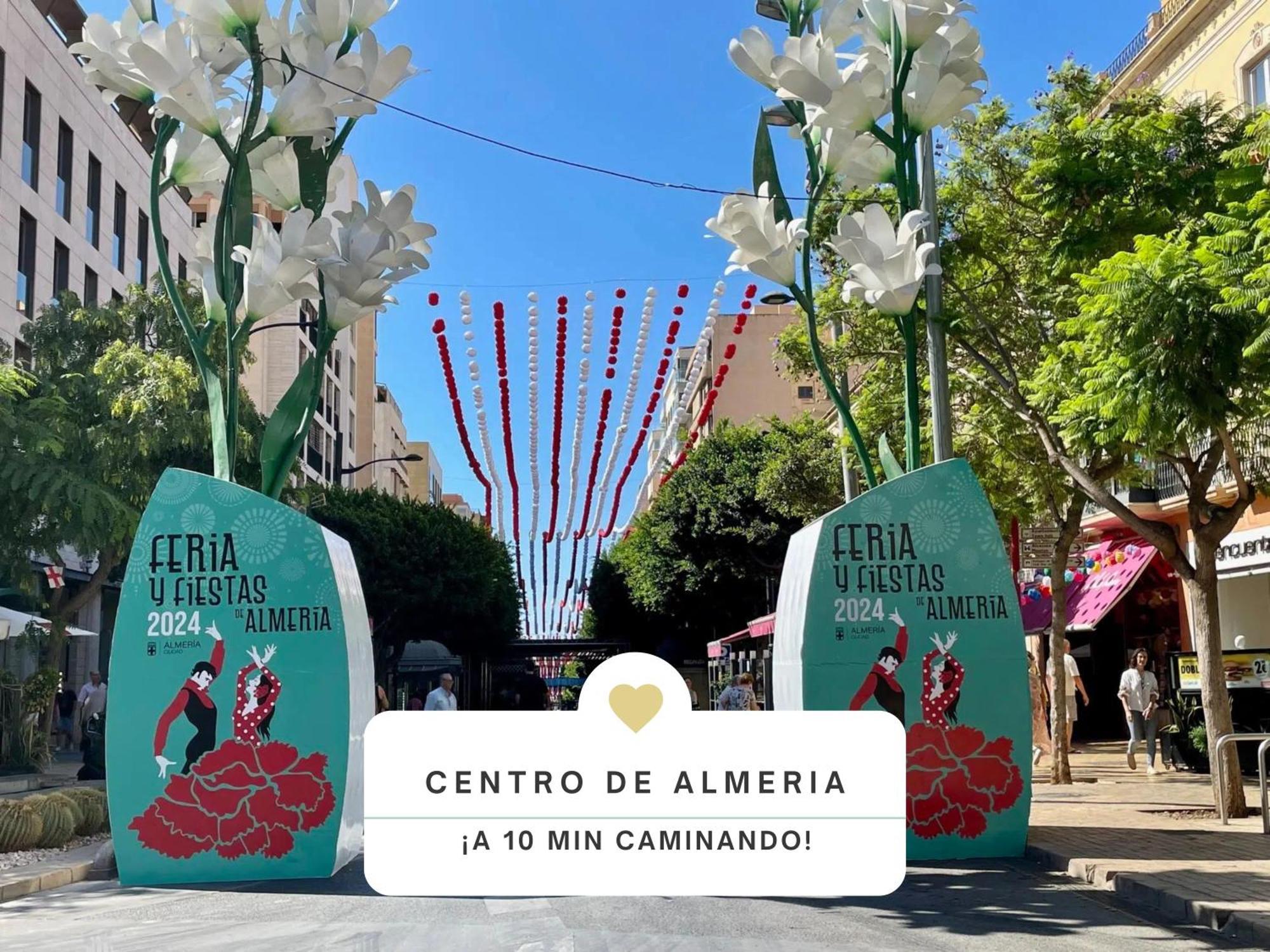 Acogedor Apartamento A 30 Metros De La Playa - Wifi - Smarttv Almería Exteriér fotografie